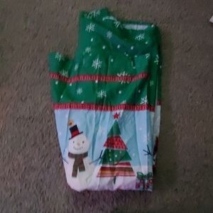 Christmas shower curtain